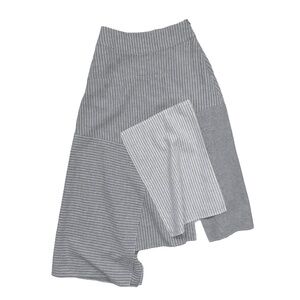 2018 J.W. Anderson x Uniqlo Women Linen Cotton Long Flare Skirt - Grey - Size 2